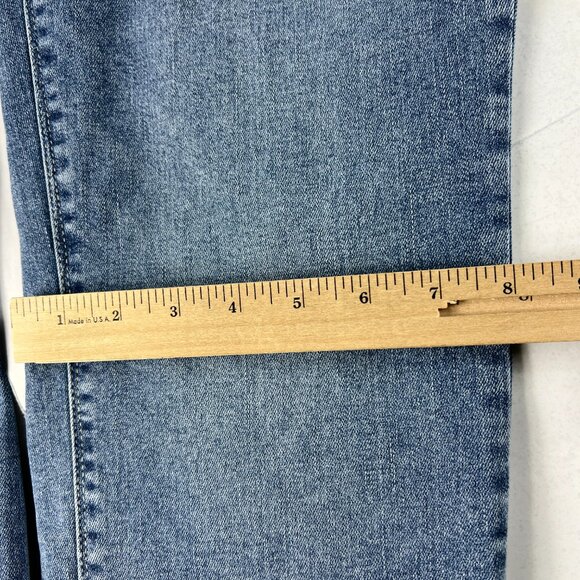 Hudson Jeans Women's Measured 30x27 High Rise Straight Light Blue Denim Tag 8 - Picture 13 of 16